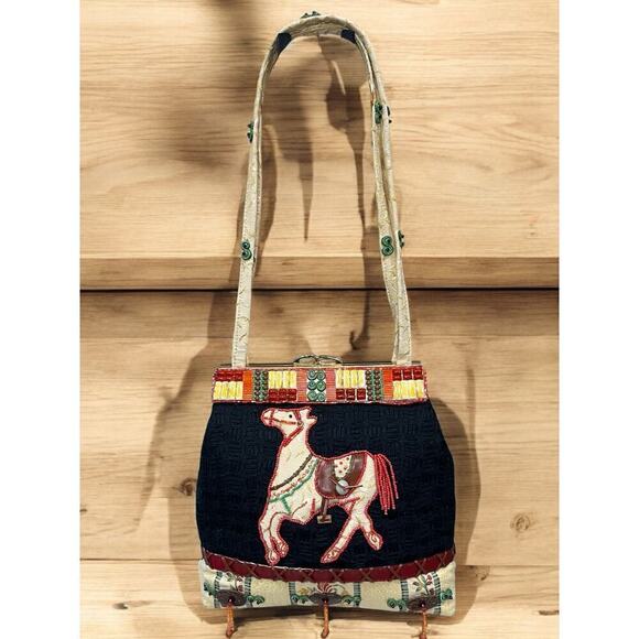 Vintage Mary Frances Western Equestrian Bag - Picture 1 of 13